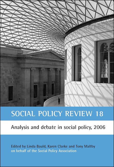 Book cover image for Social Policy Review 18 ISBN: 9781861348449
